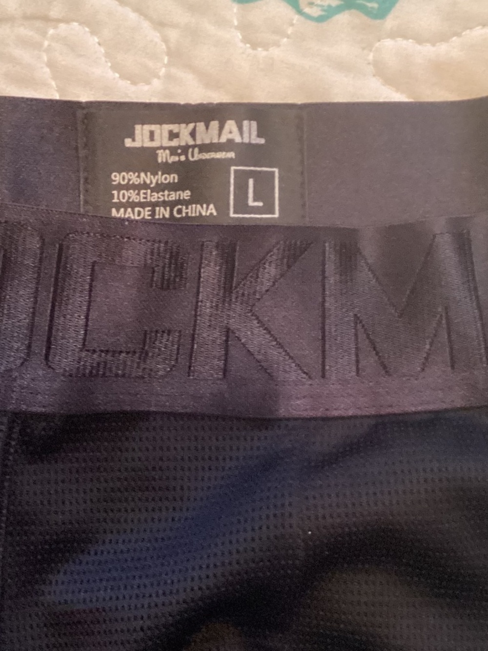 Jockmail Black trunks , large - Picture 5 of 7